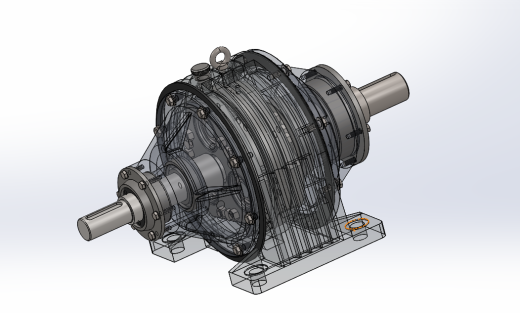 NGW型行星齿轮减速器设计（含三维SW建模及运动仿真）缩略图